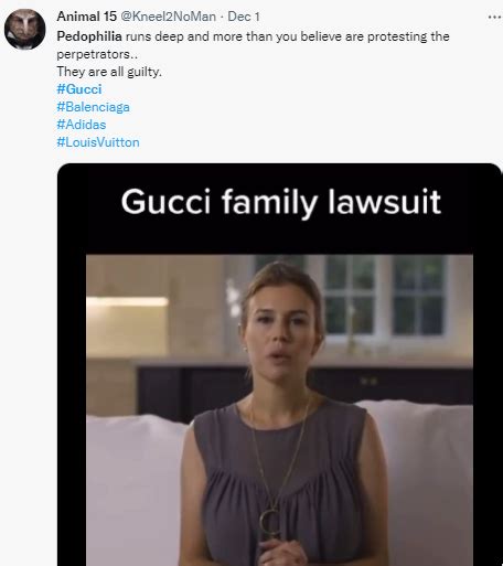 gucci pedophile case